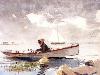 Winslow Homer : A Girl in a Punt